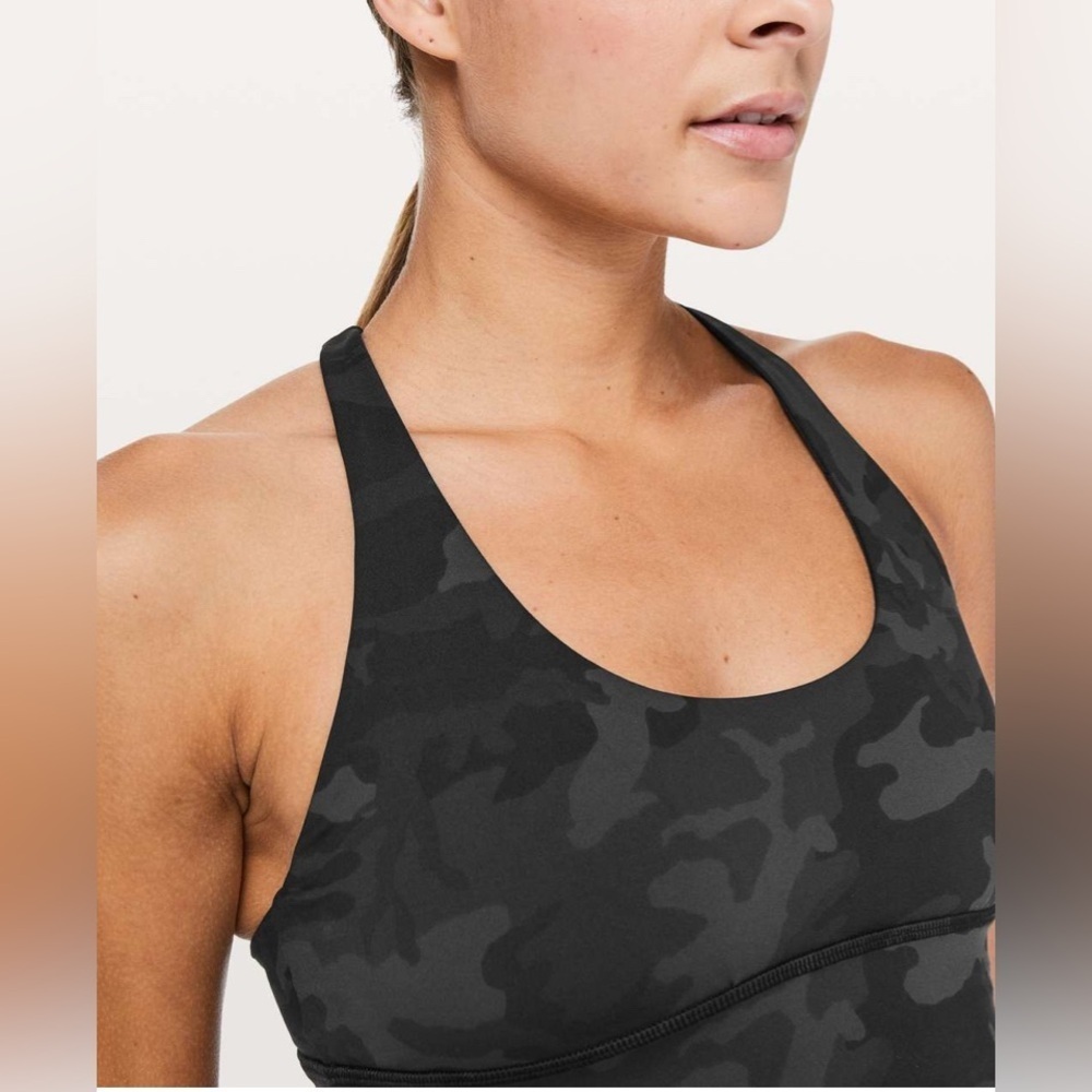 Lululemon Free To Be Moved BraIn Incognito Camo Multi Grey W2BJAS - Picture 3 of 8